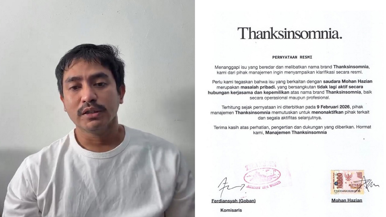 Mohan Hazian Diberhentikan dari Thanksinsomnia Akibat Dugaan Pelecehan Seksual