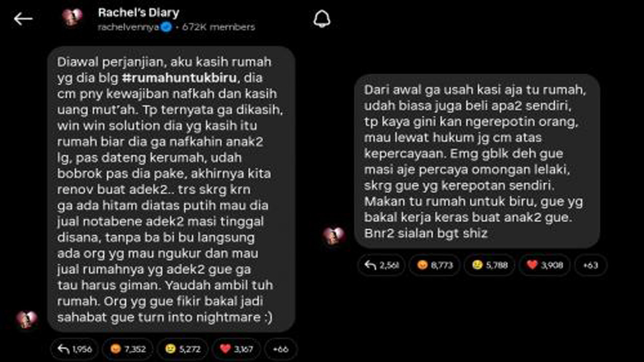 Memanasnya Perseteruan Rachel Vennya dan Okin, Keluarga Ikut Bersuara