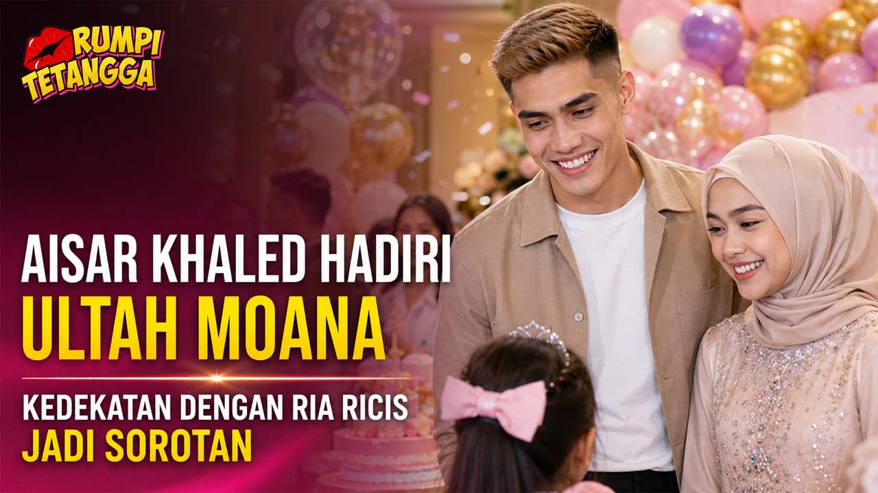 Aisar Khaled Hadiri Ulang Tahun Moana, Kedekatannya dengan Ria Ricis Jadi Sorotan Publik