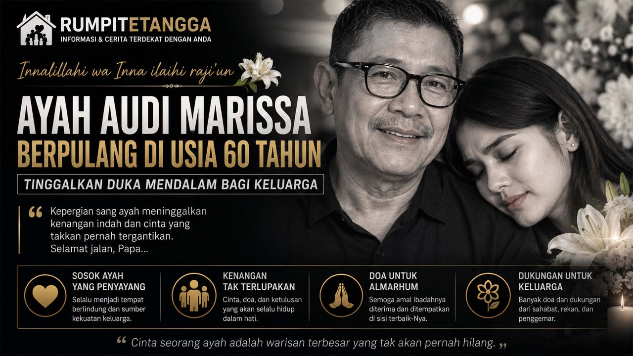 Ayah Audi Marissa Berpulang di Usia 60 Tahun, Tinggalkan Duka Mendalam bagi Keluarga