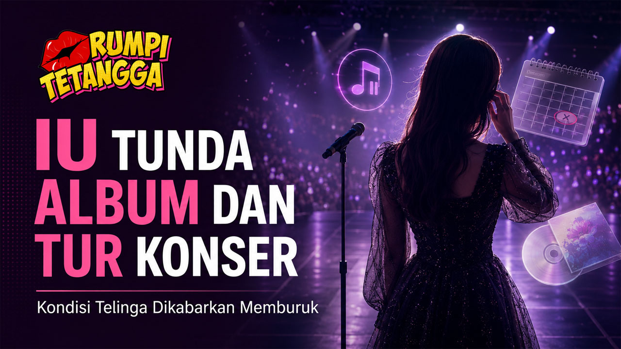 IU Menunda Album Baru dan Tur Konser Setelah Kondisi Telinganya Memburuk