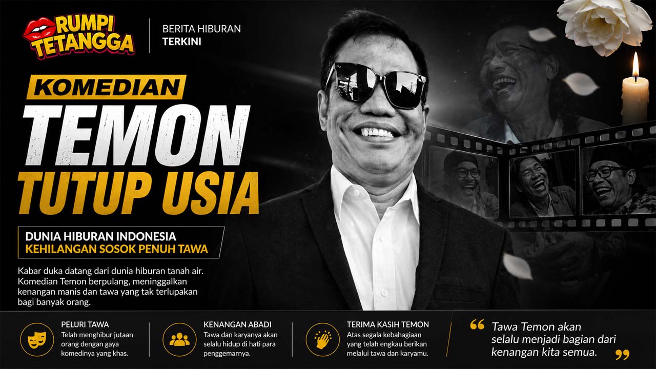 Komedian Temon Tutup Usia, Dunia Hiburan Indonesia Kehilangan Sosok Penuh Tawa