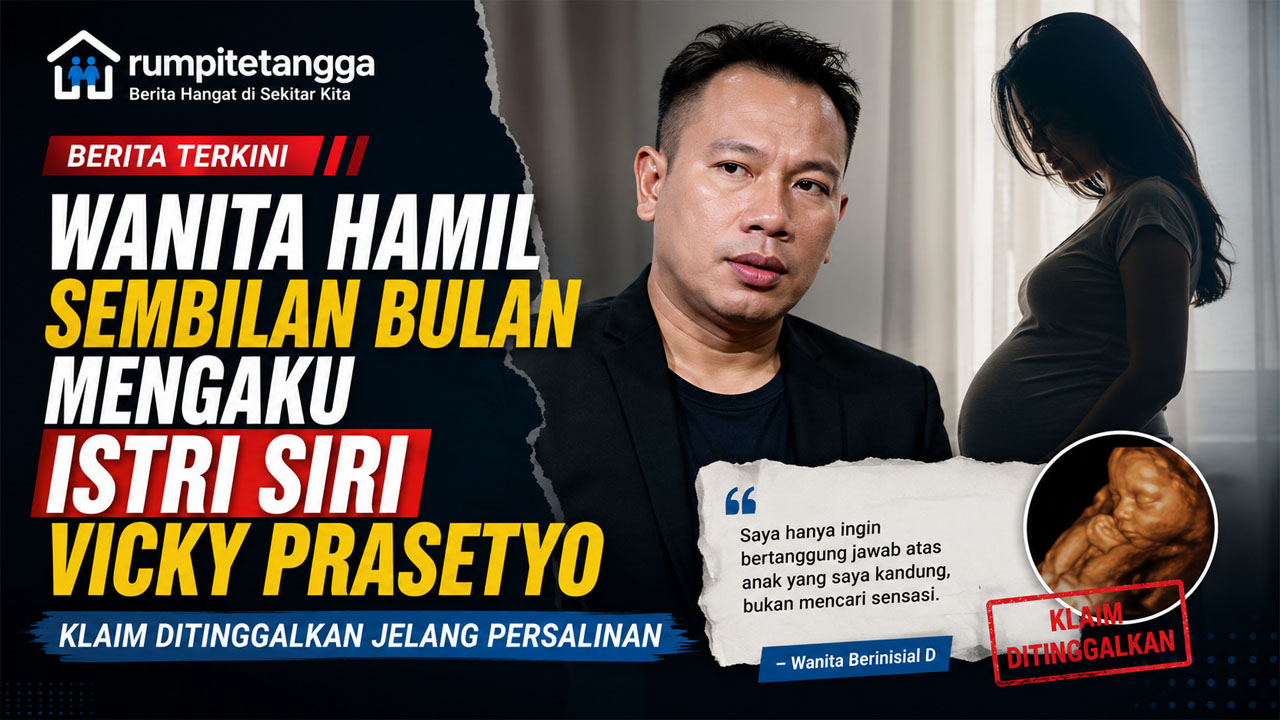 Wanita Hamil Sembilan Bulan Mengaku Istri Siri Vicky Prasetyo, Klaim Ditinggalkan Jelang Persalinan