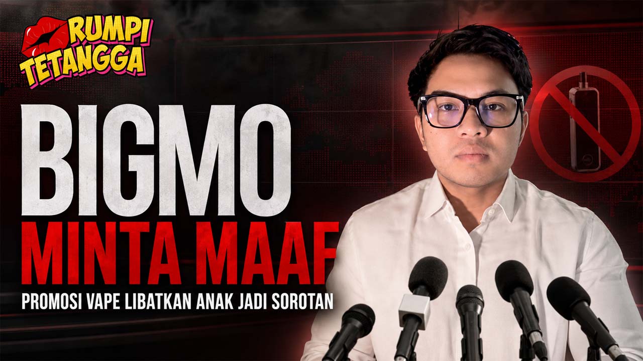 Bigmo Minta Maaf Usai Dihujat, Kasus Promosi Vape Libatkan Anak Jadi Sorotan