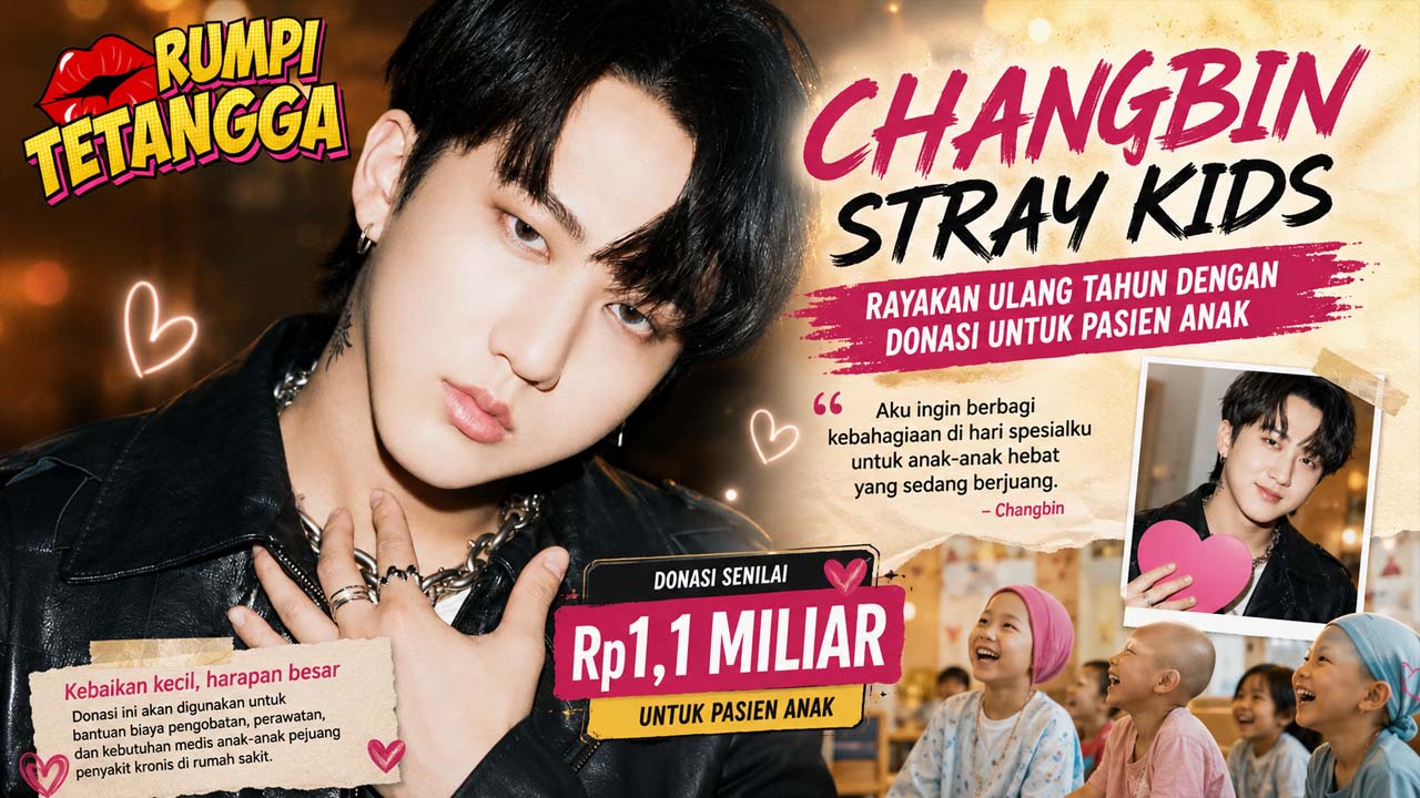 Changbin Stray Kids Rayakan Ulang Tahun dengan Donasi Rp1,1 Miliar untuk Pasien Anak