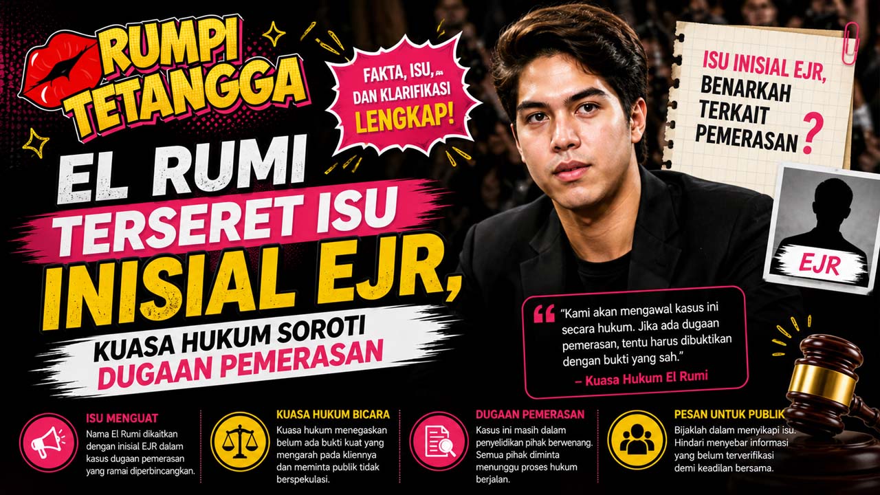 El Rumi Terseret Isu Inisial EJR, Kuasa Hukum Soroti Dugaan Pemerasan