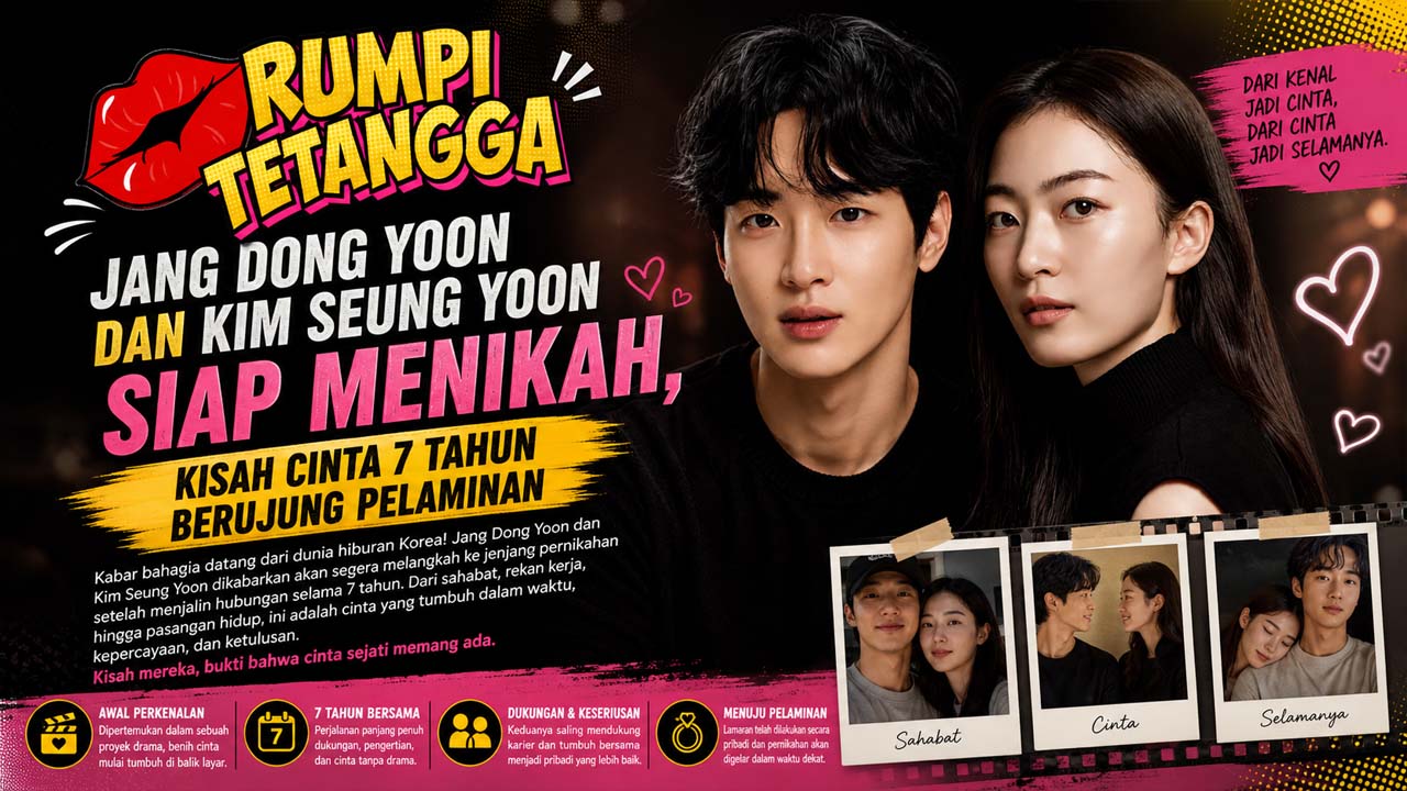 Jang Dong Yoon dan Kim Seung Yoon Siap Menikah, Kisah Cinta 7 Tahun Berujung Pelaminan