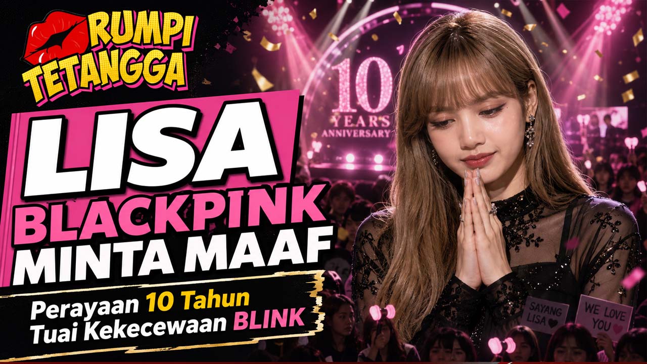 Lisa BLACKPINK Minta Maaf, Perayaan 10 Tahun Tuai Kekecewaan BLINK