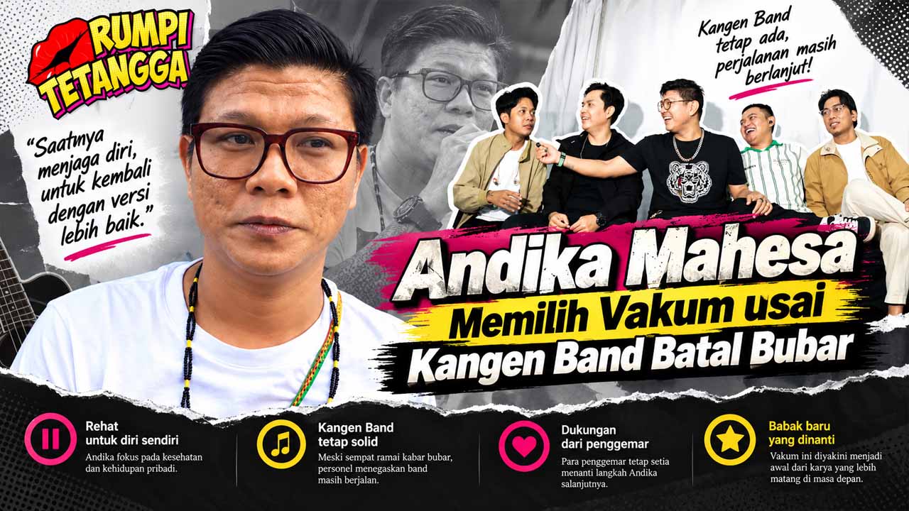 Andika Mahesa Memilih Vakum usai Kangen Band Batal Bubar