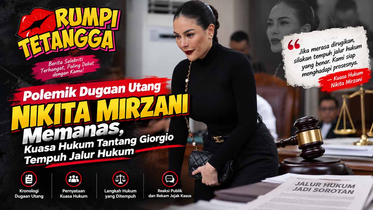 Polemik Dugaan Utang Nikita Mirzani Memanas, Kuasa Hukum Tantang Giorgio Tempuh Jalur Hukum