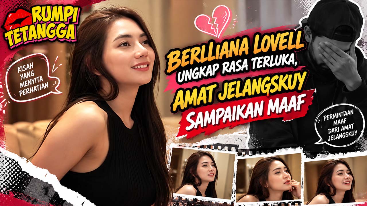 Berlliana Lovell Ungkap Rasa Terluka, Amat Jelangskuy Sampaikan Maaf