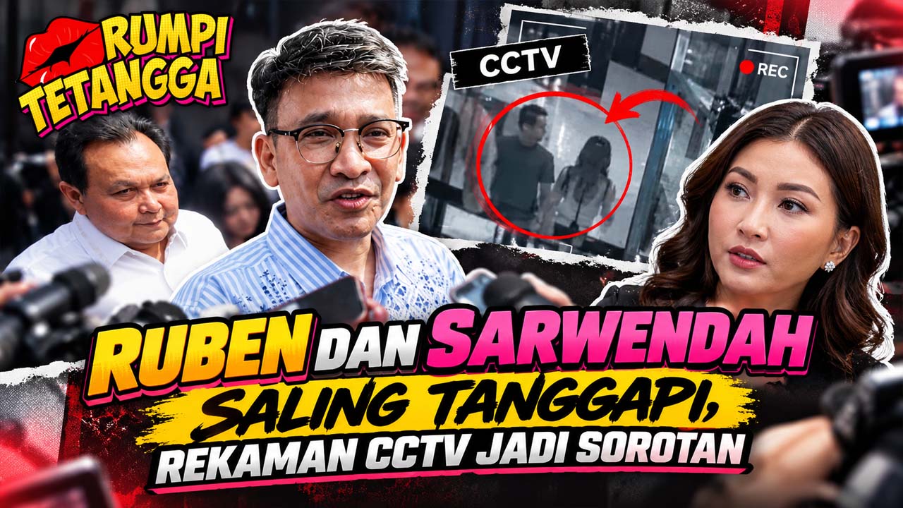 Ruben dan Sarwendah Saling Tanggapi, Rekaman CCTV Jadi Sorotan
