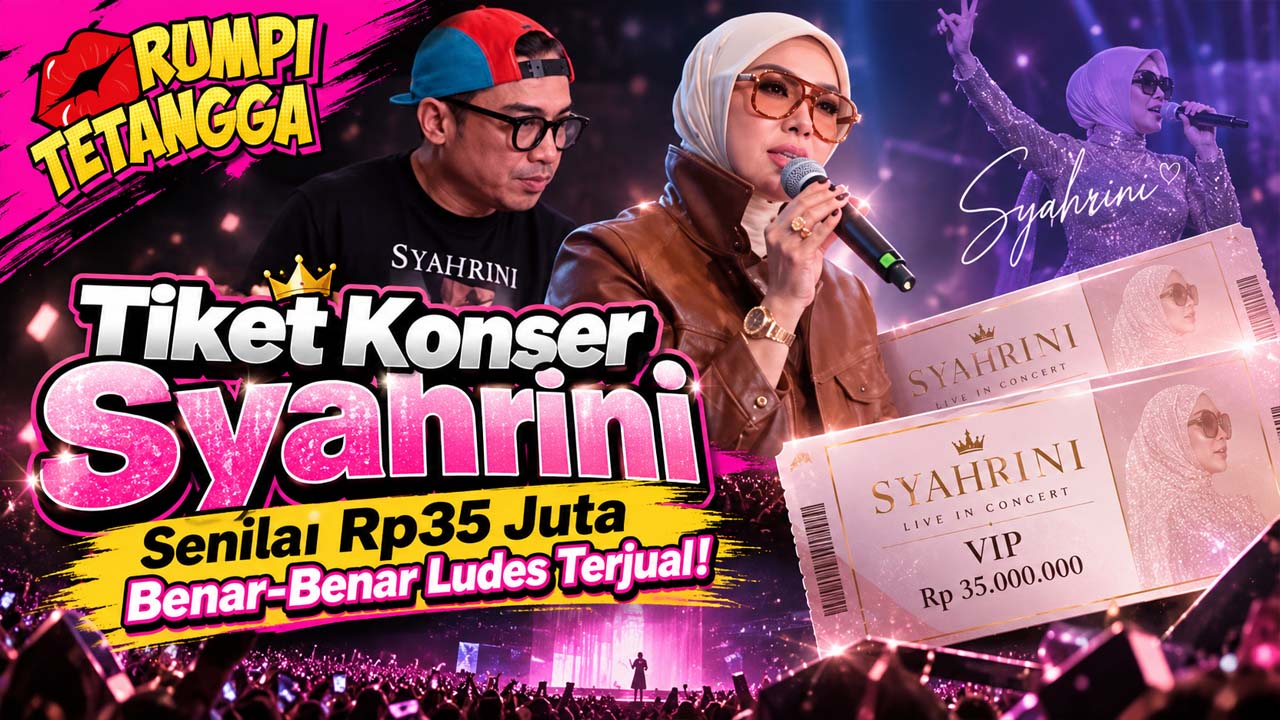 Tiket Konser Syahrini Senilai Rp35 Juta Benar-Benar Ludes Terjual!