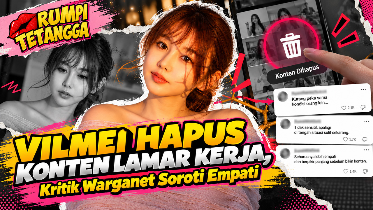 Vilmei Hapus Konten Lamar Kerja, Kritik Warganet Soroti Empati